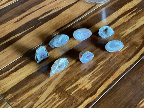 Natural mini Agate geode