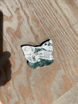 Natural Moss Agate Butterfly
