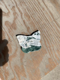 Natural Moss Agate Butterfly