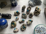 Natural raw Cavansite cluster