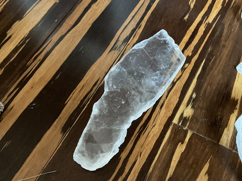 Natural raw Clear Selenite slab