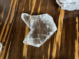 Natural raw Clear Selenite slab