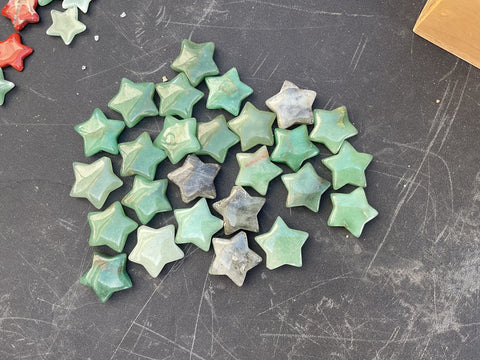 Natural crystal star- small