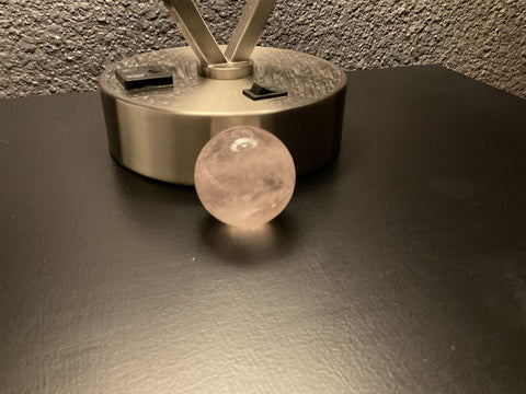 Natural Rose Quartz sphere