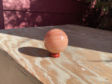 Natural  Peach Moonstone sphere