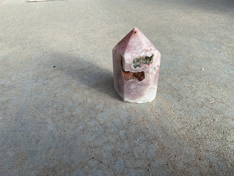 Natural Pink Amethyst point