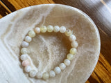 Natural polished crystal bracelet