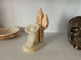 Carved Banded Calcite/Onyx Mexican Siesta figure