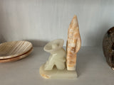 Carved Banded Calcite/Onyx Mexican Siesta figure