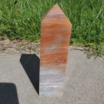 Natural polished Fire Quartz point