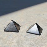 Natural polished Shungite pyramid