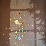 Opalite Moon Suncatcher