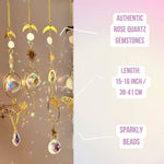 Butterfly Fairy Suncatchers with Rose Quartz
