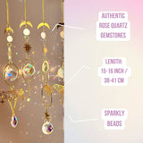 Butterfly Fairy Suncatchers with Rose Quartz
