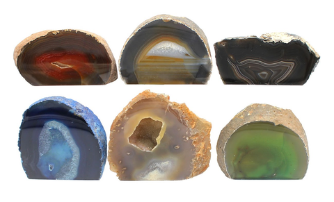 Agate Thick Slab Flat Base,  Small