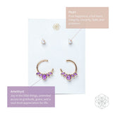 Soulful Celebration - Earrings of Joy (2 sets)