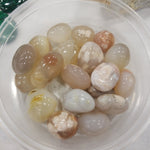 Natural polished flower Agate tumbled stones