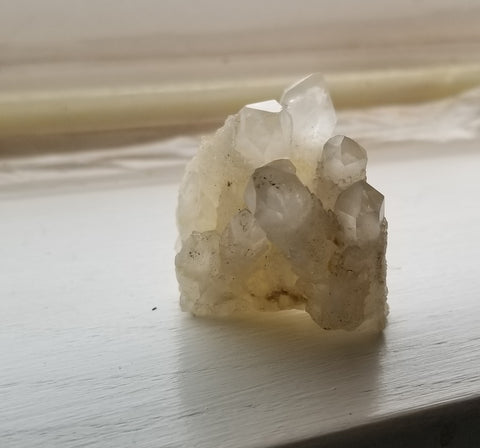 Natural raw Clear Quartz Cluster