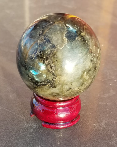 Natural Blue Labradorite Sphere