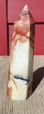Natural polished Caribbean Blue Calcite point