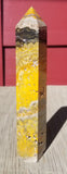 Natural polished Bumblebee Jasper point