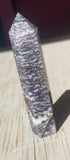 Natural polished Zebra Jasper point