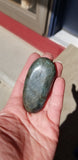 Natural polished Blue Labradorite palm stone