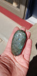Natural polished Blue Labradorite palm stone