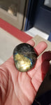 Natural polished Labradorite palm stone