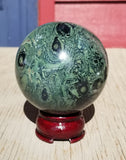 Natural polished Kambaba sphere