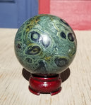 Natural polished Kambaba sphere