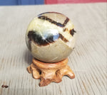 Natural polished Septarian sphere