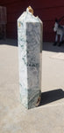 Natural polished Green Moss Agate point