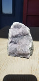 Natural raw Black Amethyst druse from Uruguay