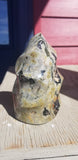 Natural polished Ocean Jasper flame