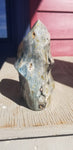 Natural polished Ocean Jasper flame
