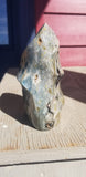 Natural polished Ocean Jasper flame
