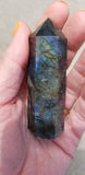 Natural Polished Blue Labradorite points