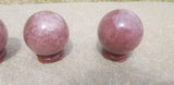 Polished Strawberry Quartz sphere