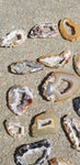 Natural raw Agate slices