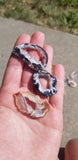 Natural raw Agate slices