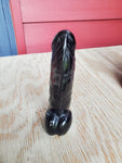 Natural polished Black Obsidian Peen