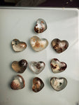 Natural polished Garden Quartz heart