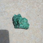 Natural raw malachite