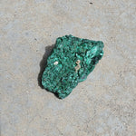 Natural raw malachite