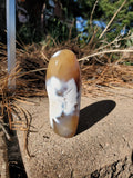 Natural polished Orca Agate free form