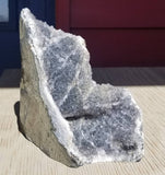 Natural raw Black Amethyst druse from Uruguay