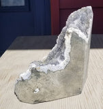 Natural raw Black Amethyst druse from Uruguay