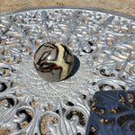 Natural polished Septarian spheres