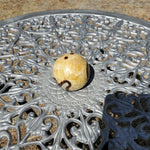 Natural polished Septarian spheres